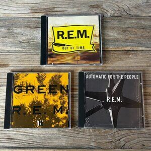 R.E.M. Original CD Album Bundle, Out of Time, Automatic, Green
